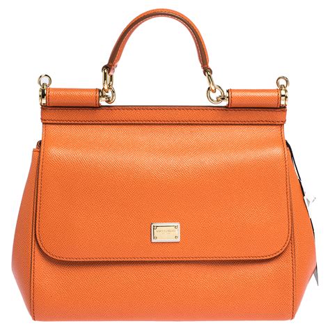 dolce gabbana orange bag|dolce and gabbana shopping bag.